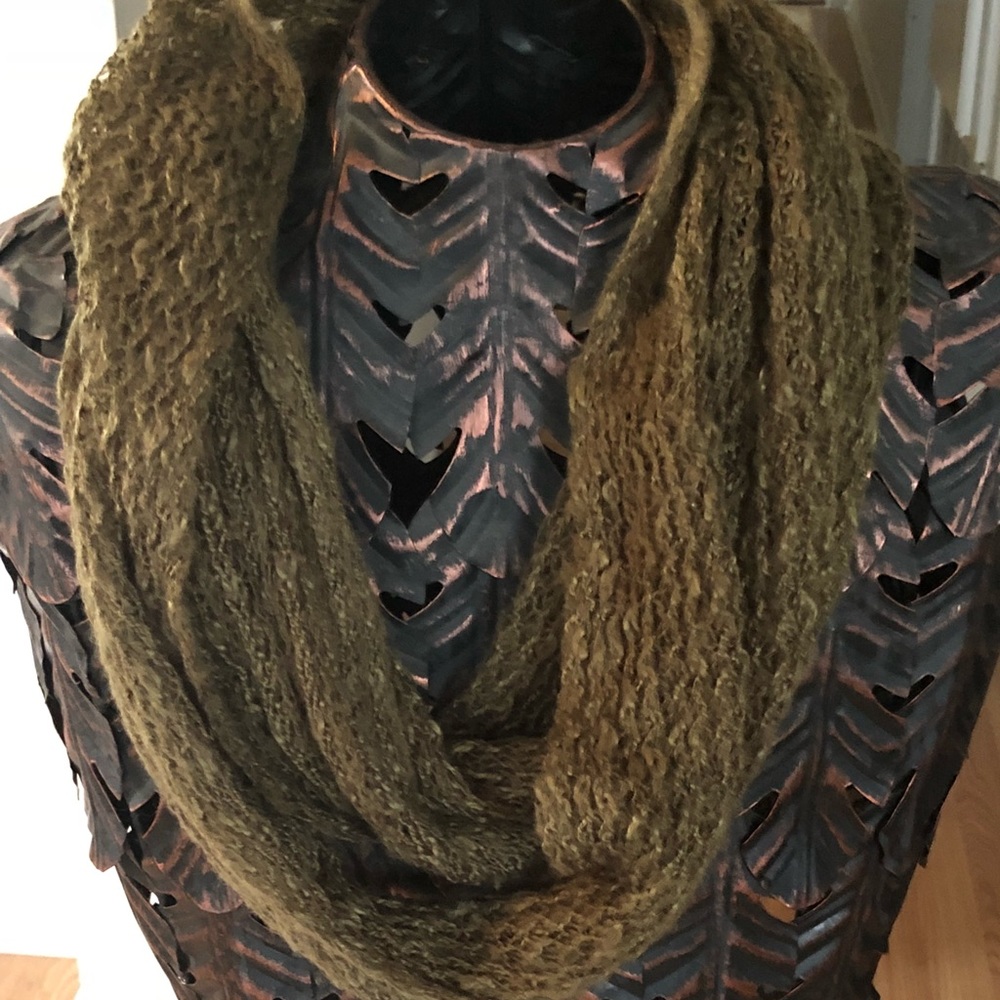 Army green scarf